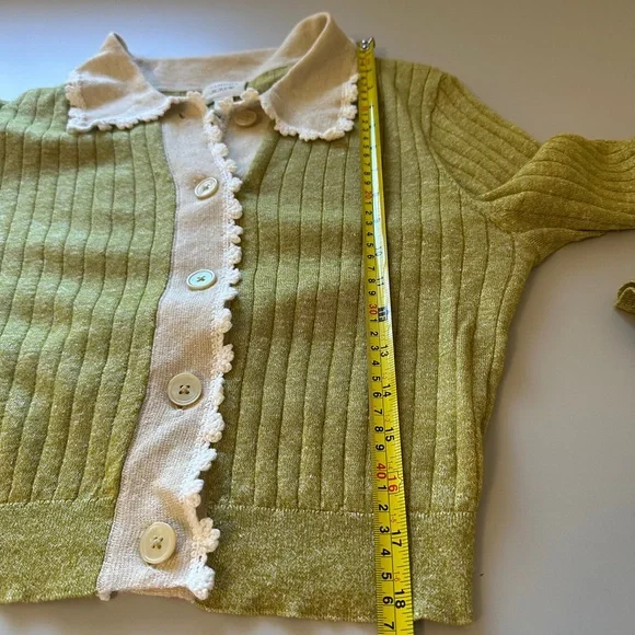 Cassi Namoda X J.Crew Limited Edition Collared Ribbed Sweater | Size Large - Picture 6 of 8